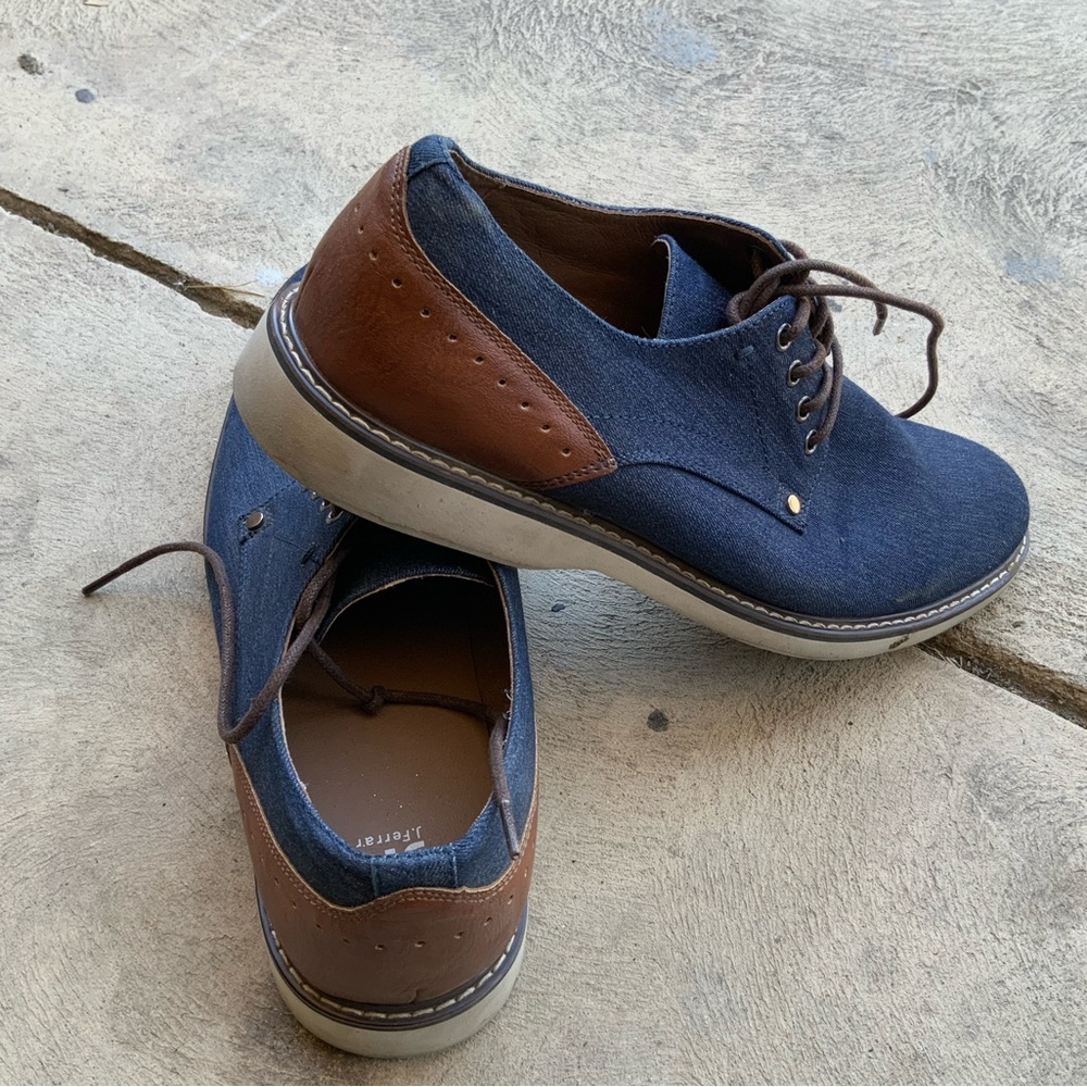 J.Ferrar Men blue and Brown Dress shoes